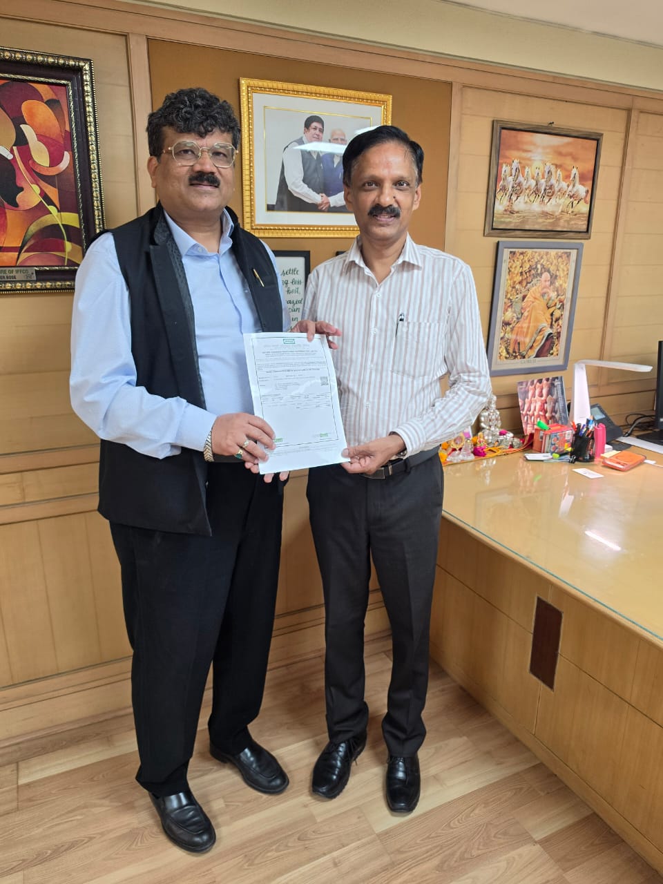 IFFCO Share Certificate – New Delhi